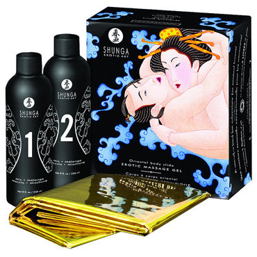 Shunga Erotic, 225 мл, Гель для восточного массажа, экзотические фрукты Shunga Erotic, 225 мл, Гель для восточного массажа, экзотические фрукты