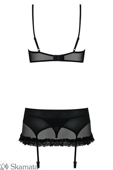 Obsessive Frillita, черный, Корсет и трусики и другие товары Obsessive с фото Obsessive Frillita, черный, Корсет и трусики и другие товары Obsessive с фото