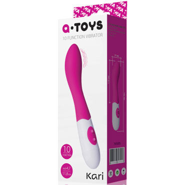 Toyfa A-toys Kari, розовый Вибратор для стимуляции точки G