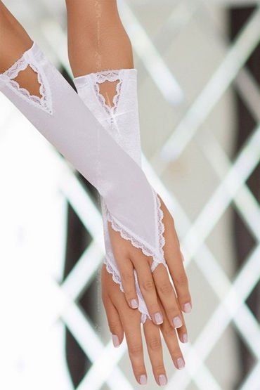 Soft Line перчатки, белые Изысканный аксессуар