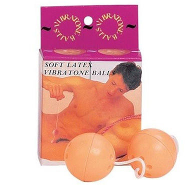 Gopaldas Latex Vibratone Balls, 3,5 см, телесные Без вибрации, с небольшими отверстиями