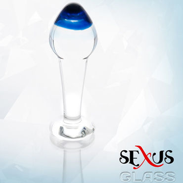 Sexus Glass анальная втулка С плоским основанием