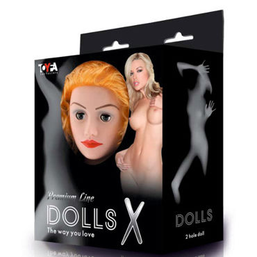 ToyFa Dolls-X Passion, рыжая Надувная секс-кукла, с головой из твердого материала