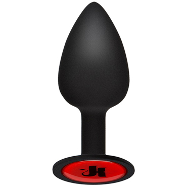 Doc Johnson Kink Signature Plug 7см, черный Анальная втулка классической формы анальная цепочка doc johnson kink solid anal balls 13 черный