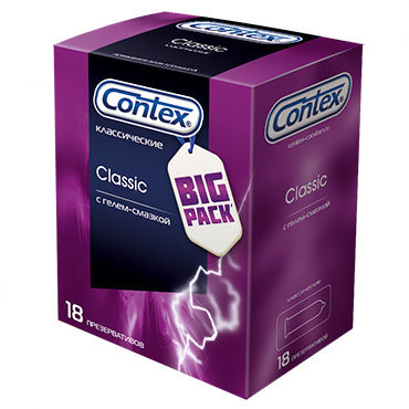 Contex Classic Big Pack, 18 шт Презервативы классические