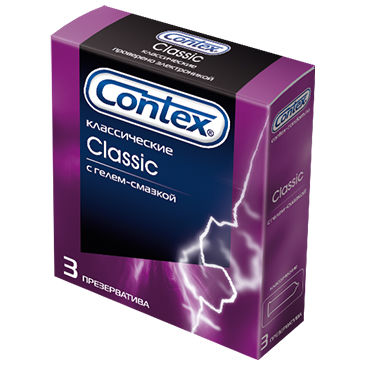 Contex Classic, 3 шт Презервативы классические