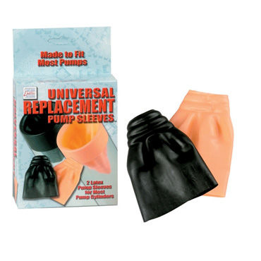 California Exotic Universal Replacement Pump Латексные рукава, 2 штуки california exotic universal replacement pump латексные рукава 2 штуки