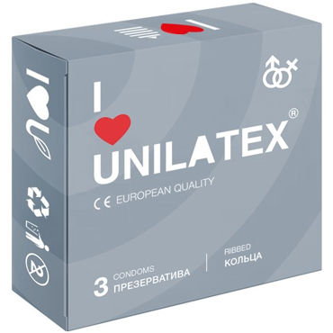 Unilatex Ribbed Презервативы c кольцами