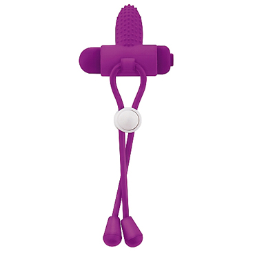 Shots Toys Tentacle Cockring, фиолетовая Утяжка на пенис с вибропулей