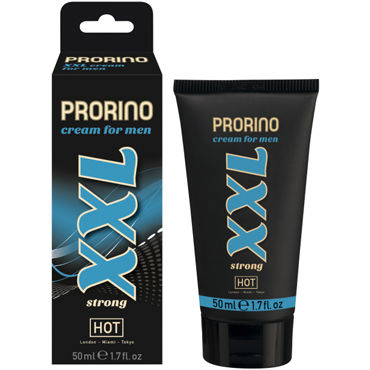 Hot Prorino XXL Strong, 50 мл Массажный крем для повышения потенции