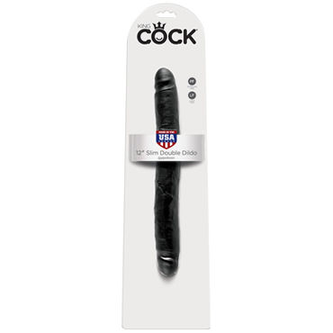 PipeDream King Cock 31,4см Slim Double Dildo, черный Фаллоимитатор реалистик двусторонний цена PipeDream King Cock 31,4см Slim Double Dildo, черный Фаллоимитатор реалистик двусторонний цены онлайн