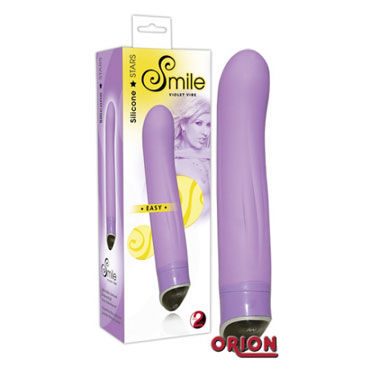 Smile Easy фиолетовый Вибратор точки G с утолщенной головкой