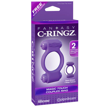 Pipedream Fantasy C-Ringz Magic Touch Couples Ring Эрекционное кольцо с двумя виброэлементами