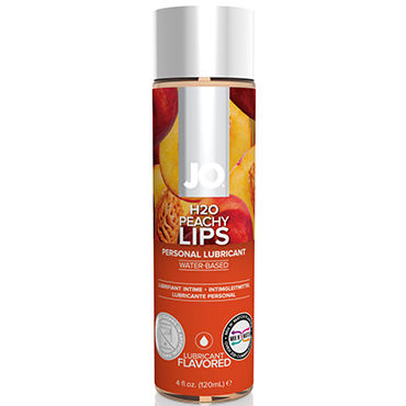 JO H2O Peachy Lips, 120 мл Лубрикант на водной основе с ароматом персика