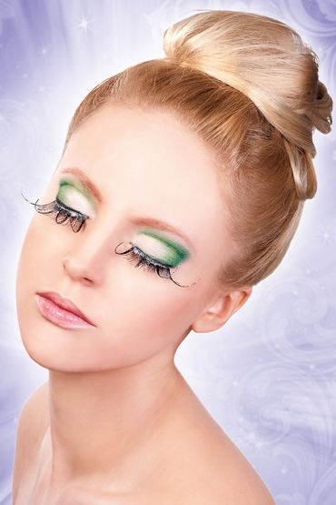 Baci Lashes, голубо-фиолетовый Накладные ресницы с перьями Baci Lashes, голубо-фиолетовый Накладные ресницы с перьями