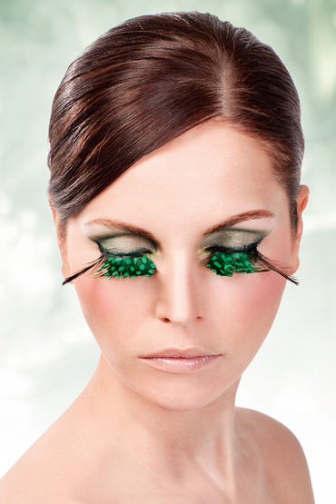 Baci Lashes, голубо-фиолетовый Накладные ресницы с перьями Baci Lashes, голубо-фиолетовый Накладные ресницы с перьями