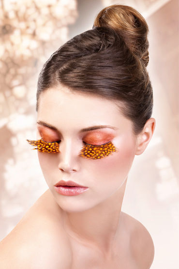 Baci Lashes, фиолетовый Накладные ресницы с перьями Baci Lashes, фиолетовый Накладные ресницы с перьями